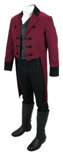 Sovereign Regency Tailcoat - Burgundy