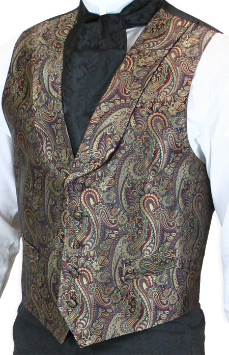 Emporium Exclusive – Silk Paisley Vests