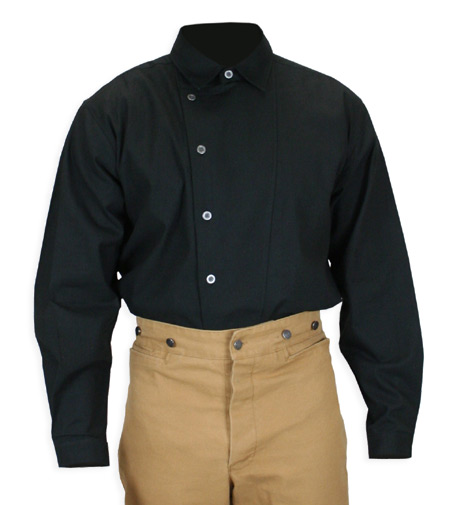 Men’s Cotton Work Shirt – Floyd in Black