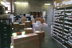 piles of boxes
