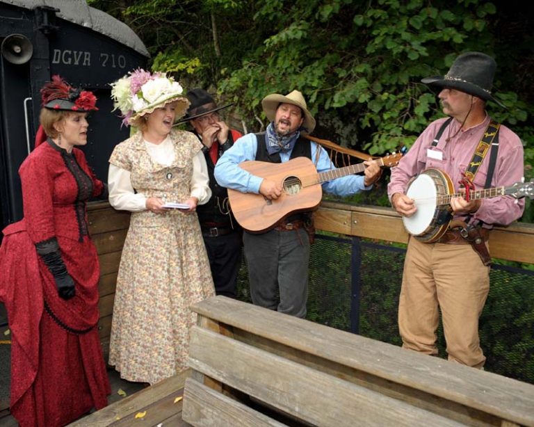 Train Robbery in the Old West Civilized Fashion