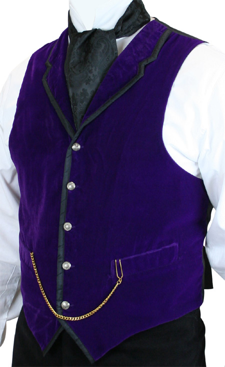 Smooth!  Elegant Velvet Vests in Four Colors