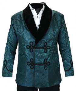 Brocade smoking jacket sale