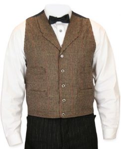 The suit jacket plaid tweed worn by Jack Black in Jumanji