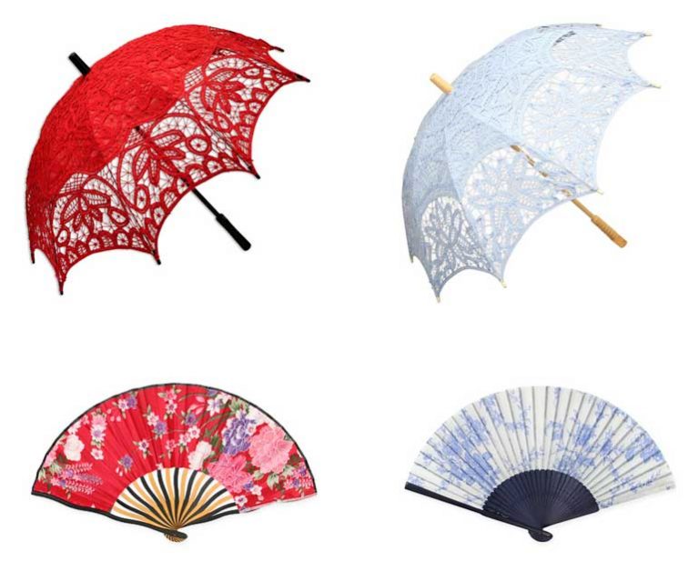 Featured Products: Ladies Parasols and Fans