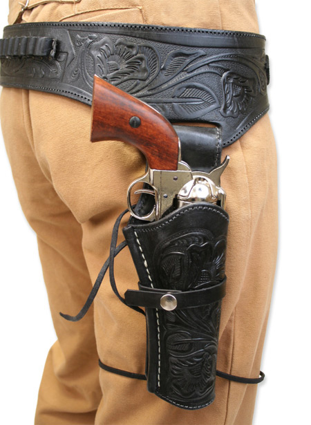 44/45 MAGNUM HOLSTER COWBOY GUN CEINTURE HOLSTER REVOLVER VÉRITABLE