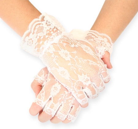 Costume Lace Finger-less & Full Hand Gloves Victorian Theater Vintage Costume Lace Finger-less & Full Hand Gloves Victorian Theater Vintage