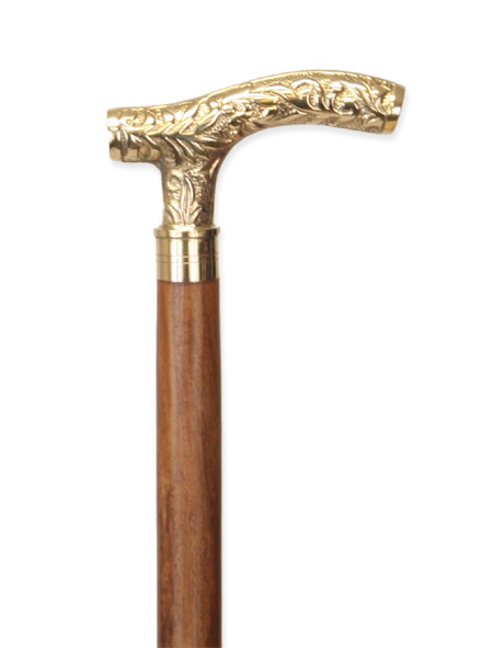 Details about   Vintage Designer Brass Handle Antique Style Victorian Cane Walking Stick replica 