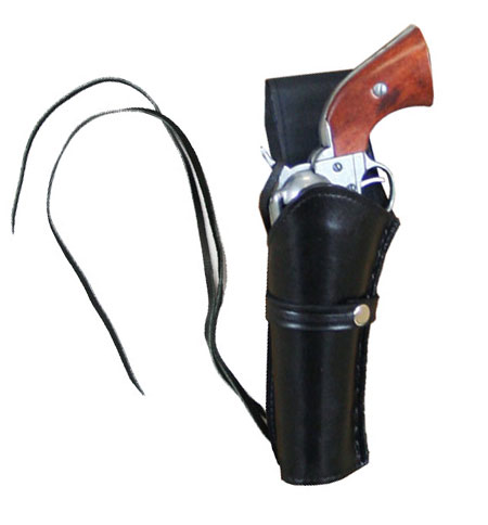  Old West Holsters and Gunbelts Black Leather Un-Tooled |Antique Vintage Fashioned Wedding Theatrical Reenacting Costume |