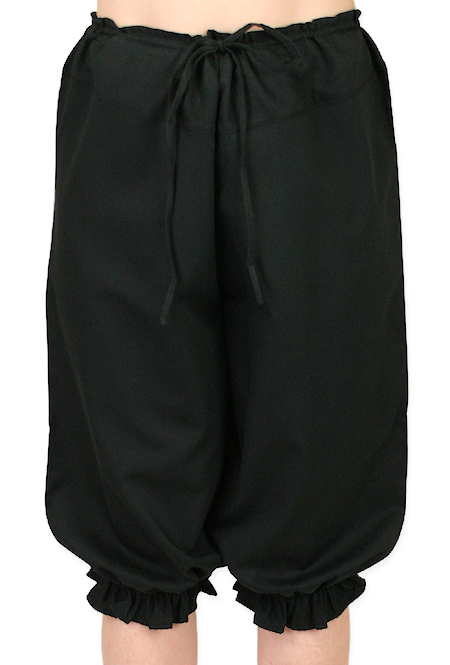  Victorian Old West Ladies Lingerie Black Cotton Solid Bloomers |Antique Vintage Fashioned Wedding Theatrical Reenacting Costume | swim Beachwear