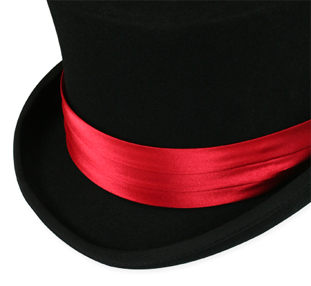  Victorian Old West Edwardian Mens Hats Red Satin Hat Bands |Antique Vintage Fashioned Wedding Theatrical Reenacting Costume | Gifts for Him Dickens