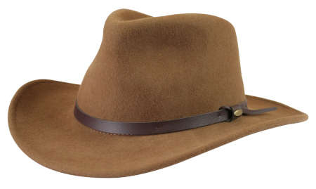  Old West Mens Hats Tan Brown Wool Felt Wide Brim |Antique Vintage Fashioned Wedding Theatrical Reenacting Costume |