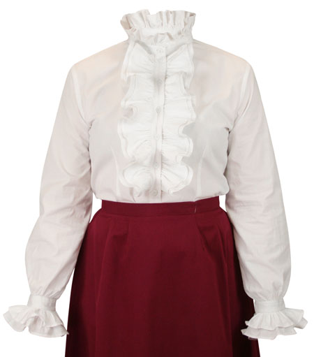 renaissance ruffled shirt