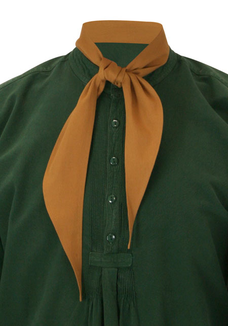  Old West Steampunk Mens Ties Brown Tan Cotton Solid Neckerchiefs |Antique Vintage Fashioned Wedding Theatrical Reenacting Costume |