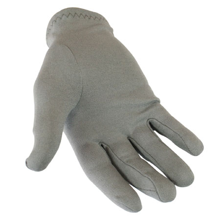 Grey dress gloves