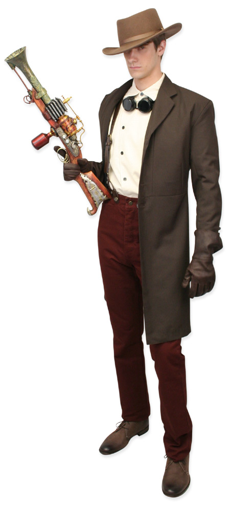 Classic Canvas Trousers - Crimson