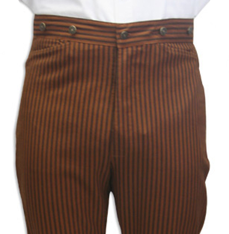 striped work trousers