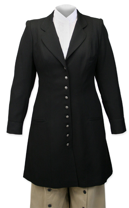 long black frock coat