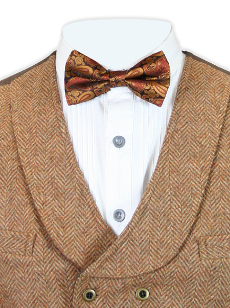 bow tie brown rust