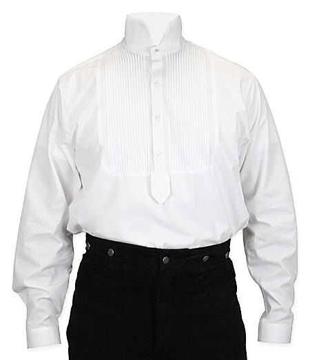 mens high collar shirts