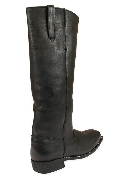 Mens Riding Long Boot - Black Leather