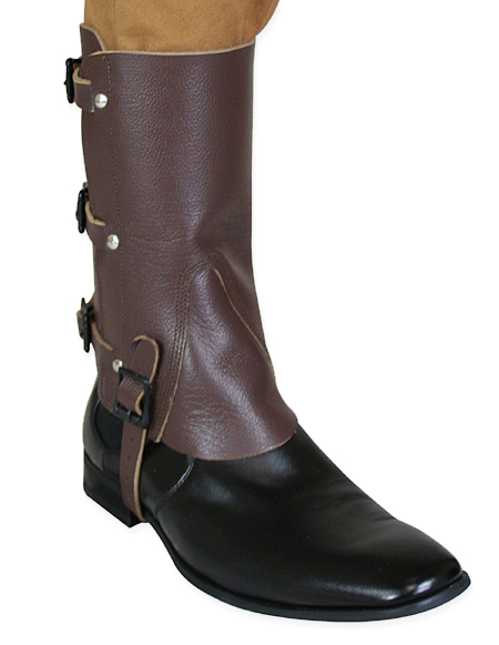 boot gaiters leather