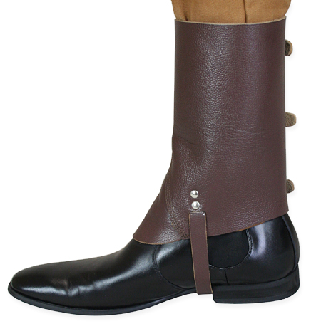 boot gaiters leather