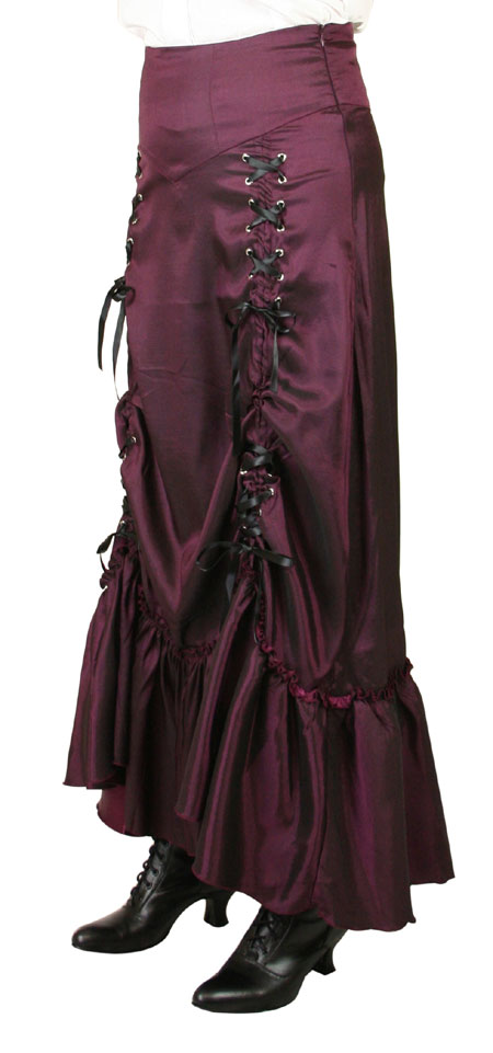 purple victorian skirt