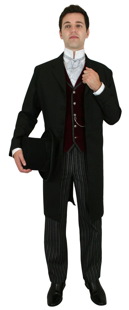 victorian black suit