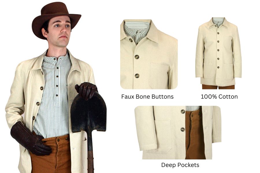 Authentic, High Collar Regency Vests