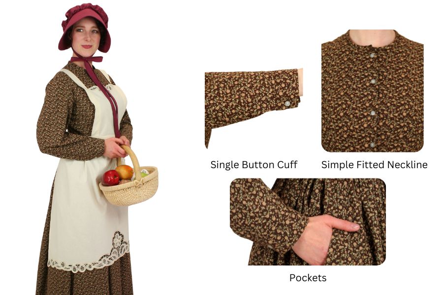 Authentic, Victorian Work Dress